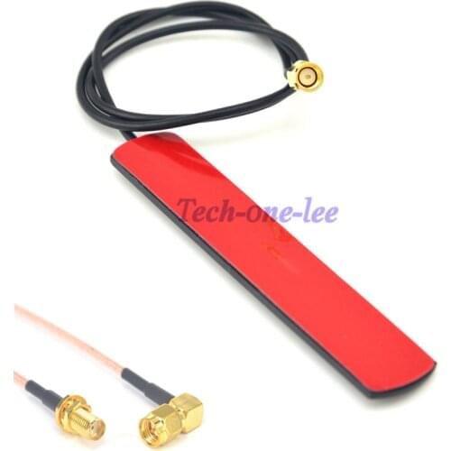 2dbi - 3dbi gsm GSM antenna 824-960Mhz 1710-1990Mhz 0.5M Aerial SMA male+SMA Male Plug to SMA Female 15cm RG316 Pigtail Cable