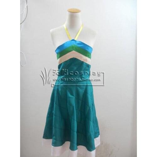2016 Anime Fairy Tail Wendy Marvell Cosplay Costumes Whole Set