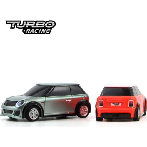 TURBO RACING 2.4G 2WD 1:76 Scale Remote Control Car Vehicle Built-In 75mah Battery with 2.4G Transmitter RTR Up To 30 Meters