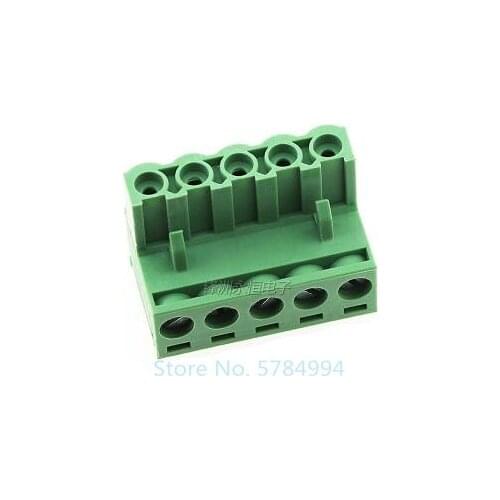 Free shipping 100PCS 2EDGK-5.08-5P KF2EDG female plug/Pitch 5.08mm connector plug-in pcb terminal 5PIN