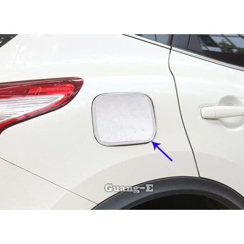 Car Body Gas/Fuel/Oil Tank Cover Cap Sticker ABS Chrome/Carbon Fiber Auto Car Parts 1pcs For Nissan Qashqai 2019 2020