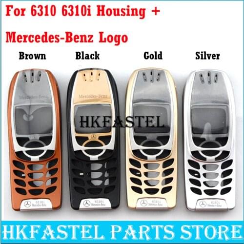 For Nokia 6310i Mercedes-Benz Logo High Quality New Full Complete Phone Housing Cover Case without Keypad+Tools Free shipping