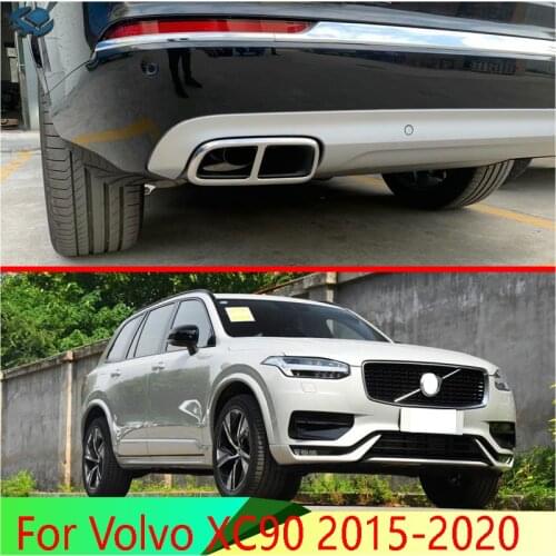 For Volvo XC90 2015-2020 Car Accessories Stainless Steel exhaust muffler tip