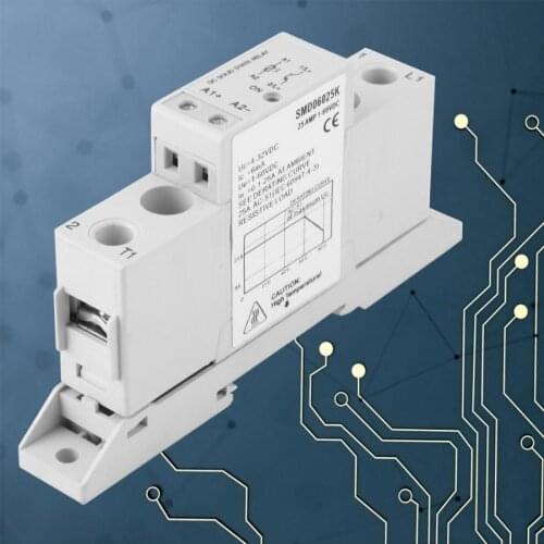 DSMD100015S DC Control DC Single Phase DIN Rail Solid State Relay Module & Board 1-60VDC 25A timer relay