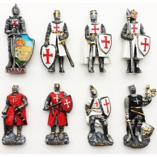 Europe Malta Spain Cyprus 3D Soldier Fridge Magnets Tourist Souvenirs Refrigerator magnet Decoration Articles Handicraft