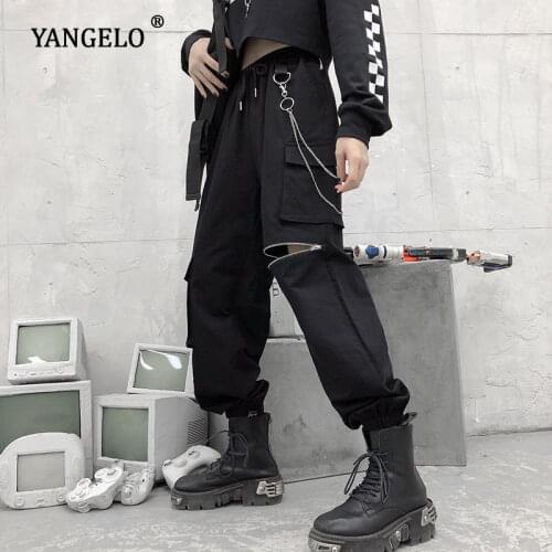 Женские брюки карго Lunoakvo China At AliExpress