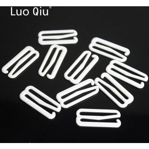 Luo Qiu 25mm High quality coated white type 9 metal bar Buckles clips for Lingerie Adjustment accessories DIY 50pcs/lot