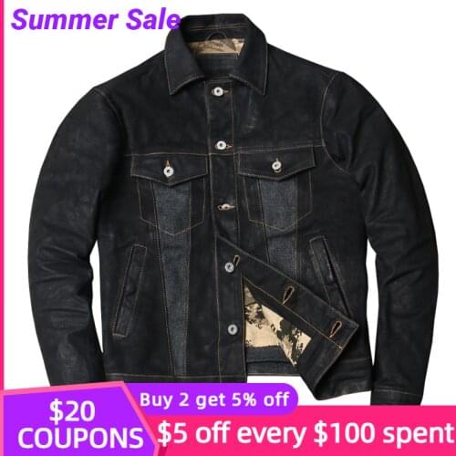 2021 Black Casual Style Genuine Leather Jacket Men Single Breasted Plus Size 3XL Real Natural Sheepskin Slim Fit Autumn Coat