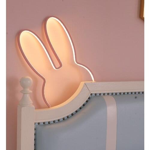 Rabbit Night Lights USB Powered LED Lamp Cute Animal LED Night Lamp Kids Baby Beside Table Lamp Bedroom Nightlight Holiday Gifts