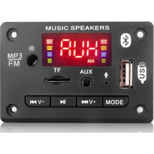 High Power Bluetooth Power Amplifier Board 2 * 25W Color Screen Bluetooth Module Audio Accessories Manufacturer