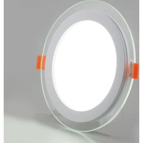 Thick Recessed LED Down Light Glass LED Down Lamp Bedroom/Kitchen/Living room 6W/9W/12/18W Down Ceiling Lights