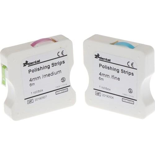 Teeth Whitening Dental Polishing Strip Resin Tooth Interdental Sanding Grinding Surface 4mm Tooth Polishing Strip Dental Tool