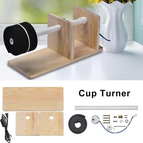2.5 -3RPM Adjustable Mug Cup Turner Spinner Tumbler Cuptisserie Foams Making Cup DIY 110v Pottery & Ceramics Tools For Painted