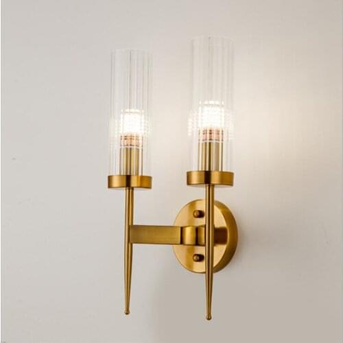 Modern metal glass energy-saving LED wall lamp for bedside lamp wandlamp free shipping 20