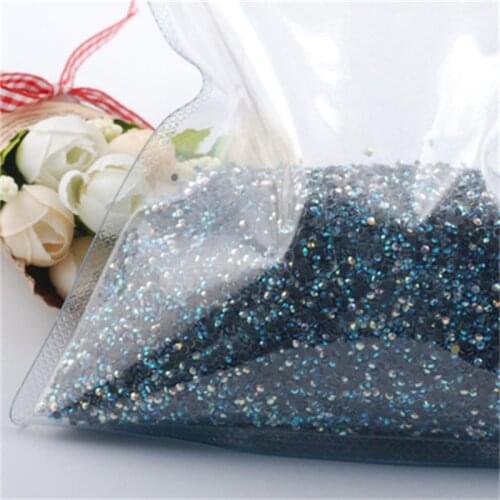 Wholesale Large Package Crystal AB Iron On Rhinestone Glass Strass DMC Hotfix Rhinestone Wedding Dress Decorations