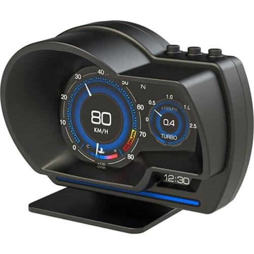 V60 Newest Head Up Display Auto Display OBD2+GPS Smart Car HUD Gauge Digital Odometer Security Alarm Water&Oil temp RPM