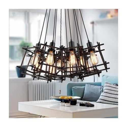 American Country Retro Droplights European Industrial Vintage Pendant Lights Fixture Home Indoor Lighting Restaurant Cafes Lamps