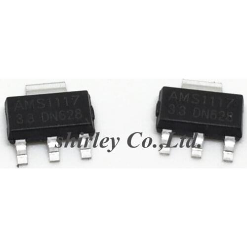 10Pcs Original AMS1117-3.3 AMS1117-3.3V AMS1117 LM1117 1117 3.3V 1A
