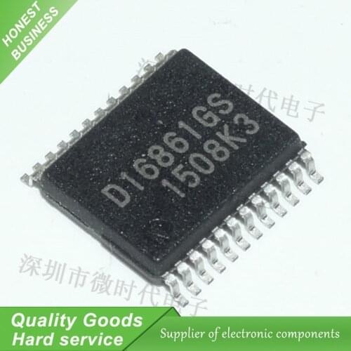 2PCS D16861GS D16861 SSOP24 D16861G D16861 Automotive Ignition Driver IC New Original Free Shipping