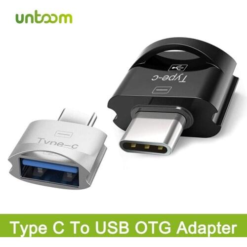 Untoom USB Type C OTG Adapter Type-C Male To USB 2.0 Female OTG Converter USB C OTG Adapter Connector for Macbook Samsung Huawei