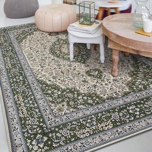 American Retro Persian Style Carpet For Living Room Bedroom Soft Area Rug Home Decor Parlor Carpet Floor Mat Washable Woven Rug