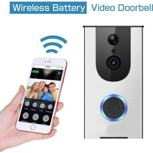 Smart Home Video Doorbell Wireless 720P Video-eye Security Intercom Wifi Doorbell Camera Mobile APP Control Alarm Night Vision