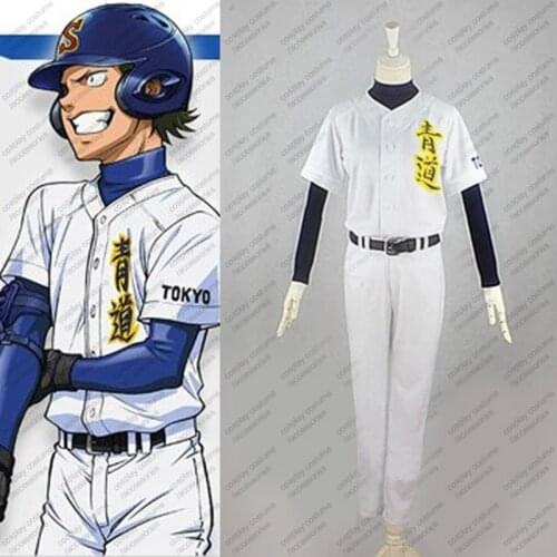 Ace of Diamond Daiya no A Eijun Sawamura Satoru Furuya Haruichi Kominat baseball jersey baseball Uniform Anime Cosplay Costume