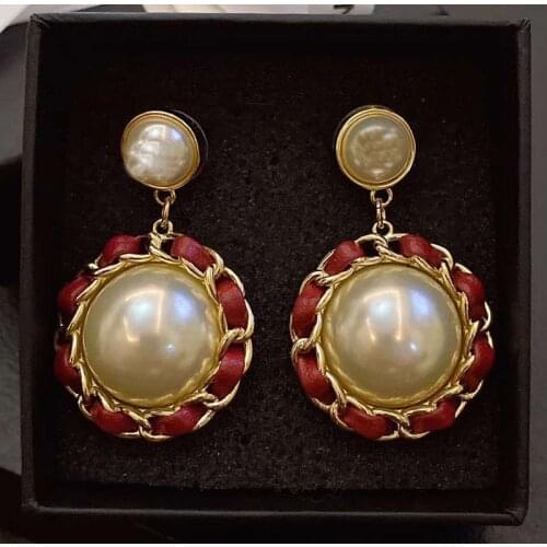 Brand Jewelry Pearl Earrings 2020 Fine Pearl jewelry stud Earrings For Women wholesale