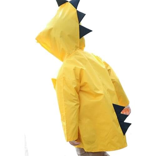 Children Raincoat Waterproof Rain Coat Cartoon Dinosaur Kids Poncho Rain Jacket For Baby Boys Girls 80-140 Cm Wear TX314