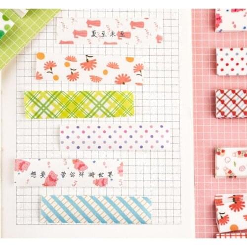 240pcs/pack Colored fresh tape sticky note style sticker pocket decoration scrapbook DIY