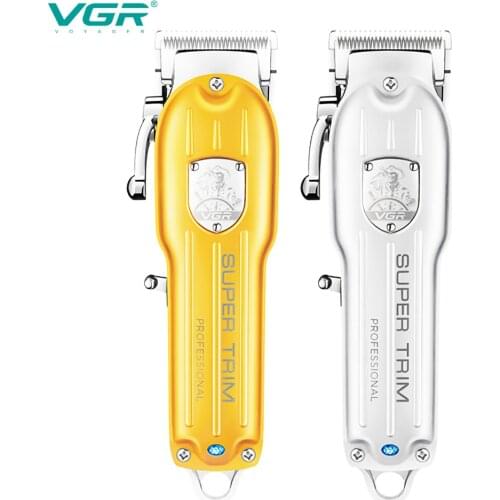 VGR Cordless Professional Hair Clipper Taper Lever Hair Cutting Machine Hair Trimmer for Men Electric Haircut Barber Salon Tool