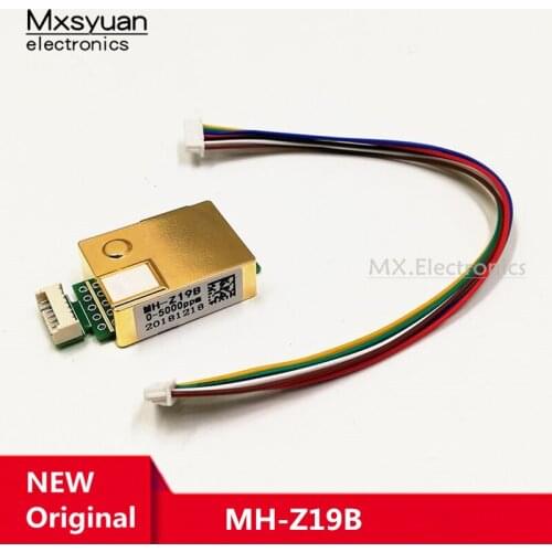 Mh-z19b infrared carbon dioxide sensor for carbon dioxide monitor mh-z19 infrared carbon dioxide gas sensor 0-5000ppm