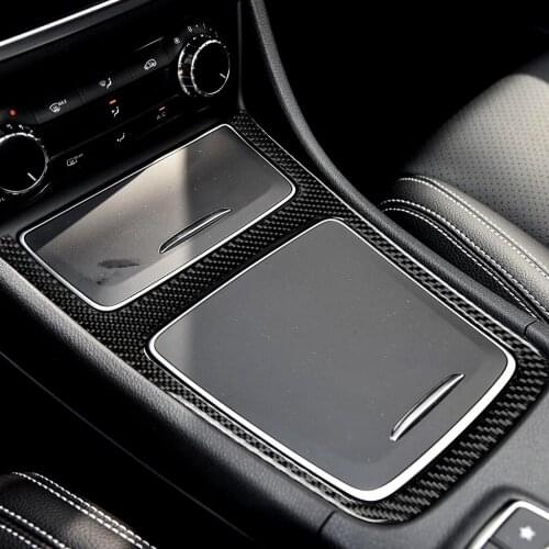 Center Control Cigarette Lighter Trim Cover Sticker for Mercedes Benz A Class CLA GLA Car Accessories Interior Decoration