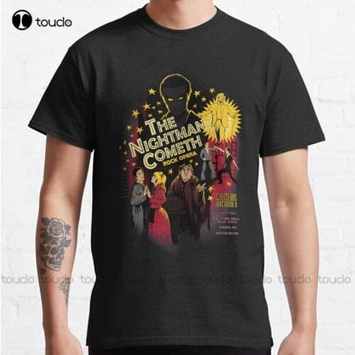 New He Cometh Classic Baseball Funny Nerd Humor Tv T-Shirt Cotton Tee Shirt