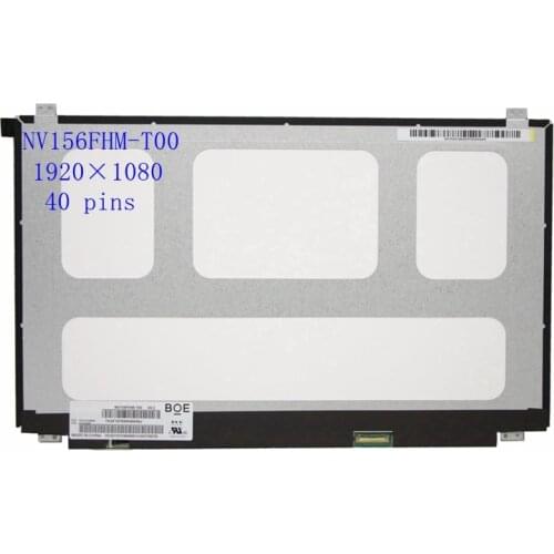 NV156FHM T00 V8.1 V8.2 B156HAK02.0 FHD 1920x1080 IPS EDP 40Pins LCD Display Touch Screen Matrix FRU: 01YR205 01YU836