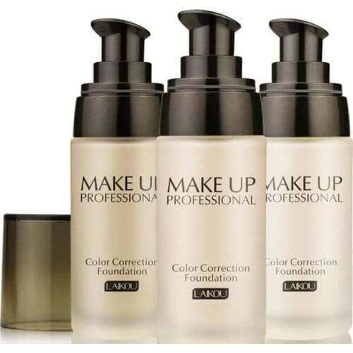 Whitening Full Coverage Fulid Liquid Foundation Concealer Natural Moisturizer Oil-control Waterproof Makeup Cosmetic 40g