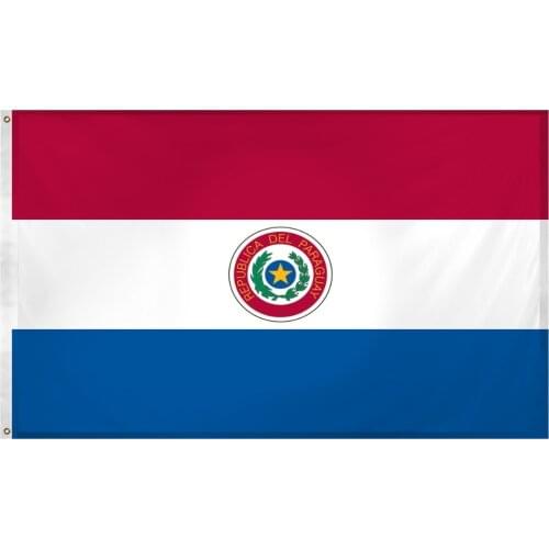 PODIUM 90x150cm PY PRY The Republic Of Paraguay Flag For Decoration