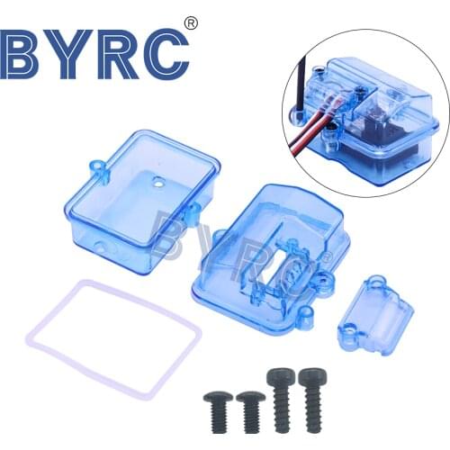 Hot Blue Plastic Waterproof Receiver Receiving Box for Huanqi727 / Slash RC Car Remote Control Accesory