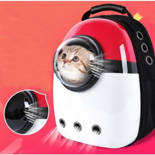 Hot Space Capsule Astronaut Backpack Bubble Window for Puppy Chihuahua Small Dog Carrier Crate Outdoor Travel Bag Cave 101500E