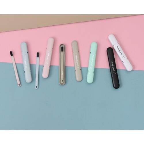 Cross-border new product USAR secret language soft bristles toothbrush case Japanese portable household travel toothbrush case