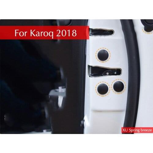 Car Styling Door Screws Protective Cover Caps Car Styling 12Pcs/Set For Skoda Karoq 2017 2018