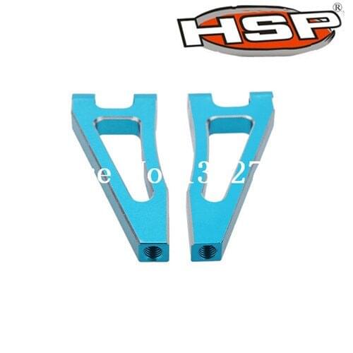 06039 166018 HSP Hobby Upgrade Spare Parts Aluminum Front Upper Arms 2Pcs For 1/10 4WD RC Buggy Car Model 94166 Backwash