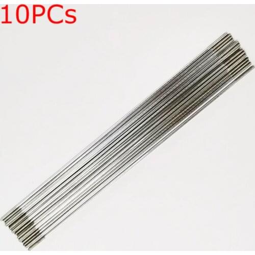 10PCS 1.2mm 1.5mm Pull Rod Thread Push Rod Pushrod Connecting Rod Shaft Servo Linkage Axle for RC Airplane Aircraft Parts