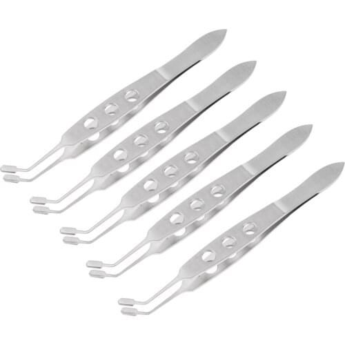 6x Stainless Steel Arita Tauber Meibomian Gland Expressor Forceps