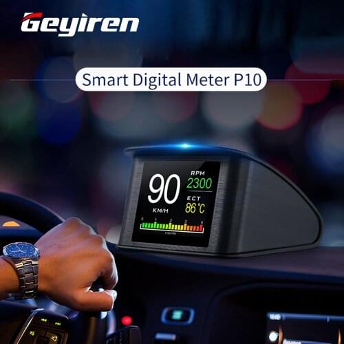 GEYIREN hud display car T600 GPS Computer Car Speed Projector Digital Speedometer Display Gauge Diagnostic Tool