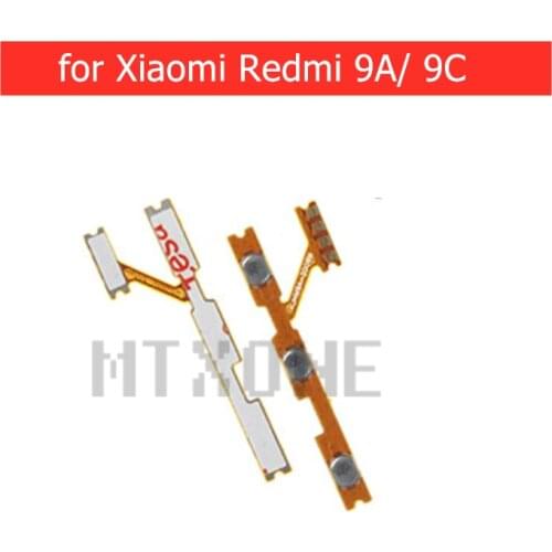 For Xiaomi Redmi 9A/ 9C Power Volume Side Key button Flex Cable On Off Switch Flex Cable Replacement Repair Parts
