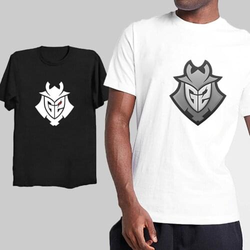 2021 Summer New G2 Team Gaming Casual Short Sleeve T-shirt Hot Selling League of Legends LOL MOBA Game O-Neck Oversized T-shirt