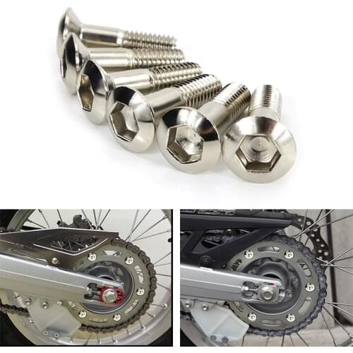 Fit for Yamaha YZ250-F YZ450F WR450F WR250F WR125R/X WR250R XT250 XT225 TT-R230 TT-R250 Sprockets Kits Bolts Nuts Washers