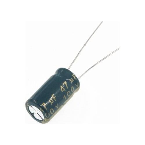 100v47uf 47uf100v new aluminum electrolytic capacitor for power supply Specification: 8x12 10x13 100V 47UF 8*12 100V 47UF 10*13