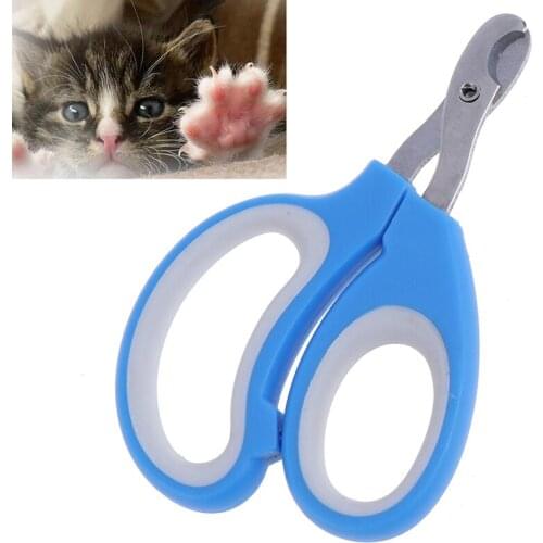 Professional Pet Cat Dog Nail Clipper Cutter Stainless Steel Grooming Scissors Clippers Claw Nail Scissors With Lock